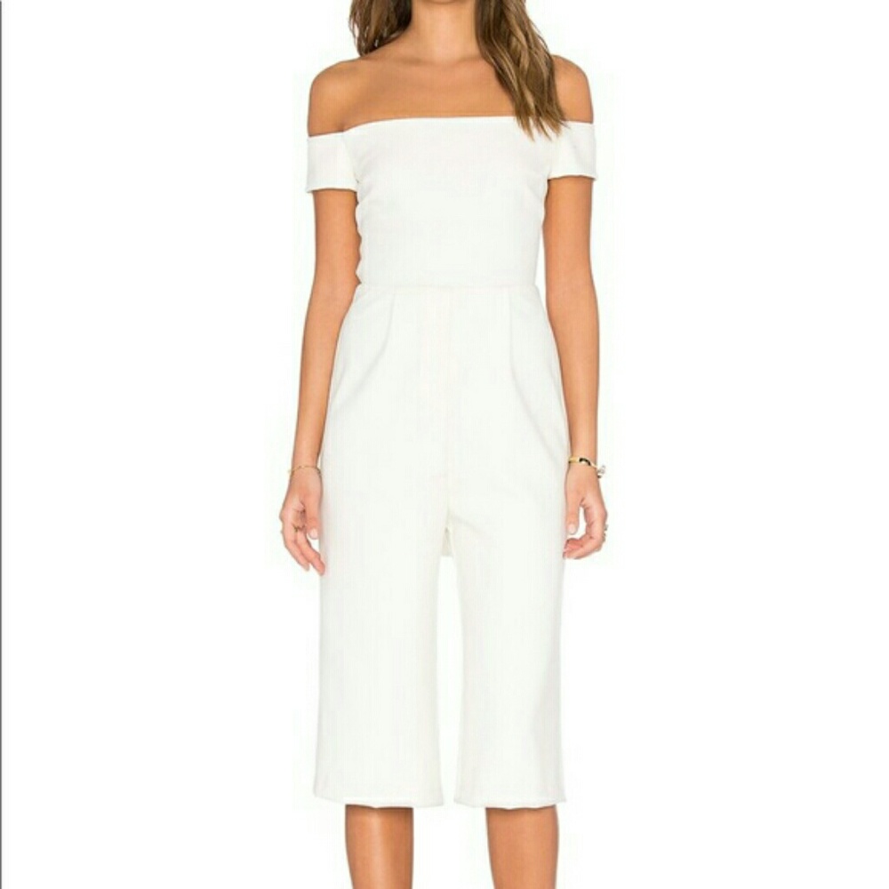 Lucca Couture Off-Shoulder Romper